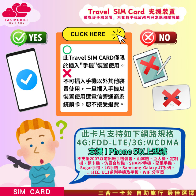 【日本Travel SIM Card】Kddi/Softbank雙電信「累計流量」4G/5G上網方案 總量無限